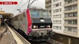  SNCF Intercity Trains   BB7200 & BB26000 Carmillon Locomotives   Nîmes, France