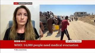 UNRWA spokesperson Louise Wateridge on BBC News - 23.07.2024