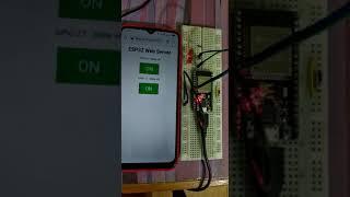 Control LEDs Using ESP32 Web Server in Arduino IDE