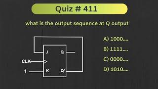 JK Flip-Flop Solved Problem (Digital Electronics) | Quiz # 411