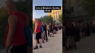 Berghain Berlin Waiting Queue  #berghain #berlin #sunday #club #techno   @tito.iliev