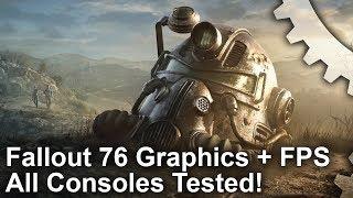 [4K] Fallout 76: PS4/PS4 Pro vs Xbox One/Xbox One X - Every Console Tested!