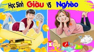 Học Sinh Giàu VS Học Sinh Nghèo  Min Min TV Minh Khoa