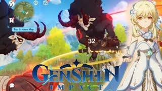 GENSHIN IMPACT Anemo vs Two Beast Gameplay