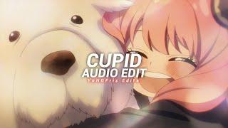 cupid (sped up) twin version - fifty fifty [edit audio]