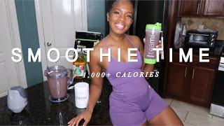 1000 CALORIE SMOOTHIE | Weight gain smoothie recipe!