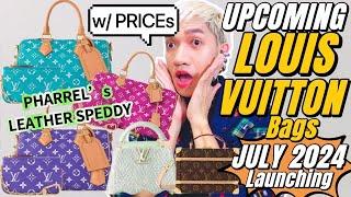 UPCOMING LOUIS VUITTON Bags(w/PRICEs) PHARRELL WILLIAMS LEATHER SPPEDY P9 + MONOGRAM DUST Collection