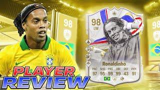 98 GREATS OF THE GAME ICON RONALDINHO PLAYER REVIEW - EA FC 24 ULTIMATE TEAM