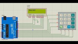 Keypad-LCD Interfacing (Simulation)