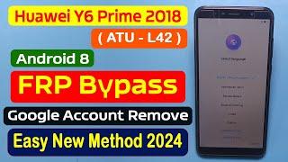 Huawei Y6 Prime 2018 FRP Bypass | Huawei Y6 Prime Google Account Unlock |ATU-L42 FRP Bypass #huawei