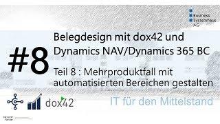 Dynamics NAV Dynamics 365 BC Design Hack   automatisierte Bereiche im Angebot Mehrproduktfall