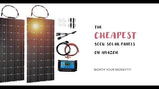 The Cheapest 500W Solar Panels on Amazon