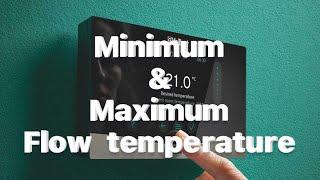 Vaillant - Minimum & maximum flow temperatures ( heat pump )