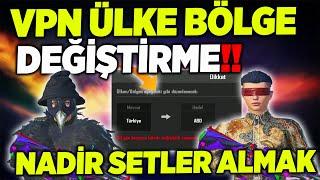 VPN İLE ÜLKE BÖLGE DEĞİŞTİRME (NADİR SETLER) / PUBG Mobile