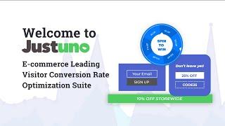 Welcome to Justuno The Leading Visitor Conversion Rate Optimization Suite for E-commerce