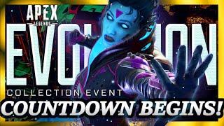 Apex Legends Live: EVOLUTION COLLECTION EVENT LIVE COUNTDOWN! | Rampart Takeover & Balance Update!