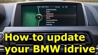 How to update BMW idrive software