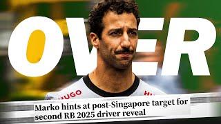 Daniel Ricciardo is Being Replaced...