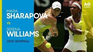 Serena Willams v Maria Sharapova - Australian Open 2005 Semifinal | AO Classics