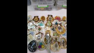 Resin Seashell Pendant Showcase