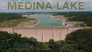 Medina Lake 2024 Drought