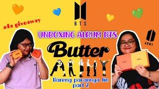 UNBOXING ALBUM BTS BUTTER BARENG PACARNYA JIN part 2 | Ada giveaway diakhir video