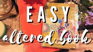  Altered Book for beginners easy ideas. How to make an Altered book / Junk Journal, Art Journal