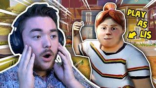 PLAYING AS LIS IN HELLO NEIGHBOR!!! (Crossover Mod) | Ice Scream 2 + Hello Neighbor Gameplay