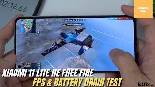 Xiaomi 11 Lite NE Free Fire Gaming test | Snapdragon 778G, 90Hz Display