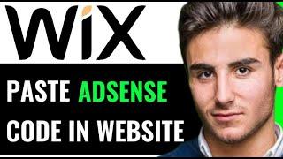 PASTE ADSENSE CODE IN WIX WEBSITE (UNDER 5 MINUTES)