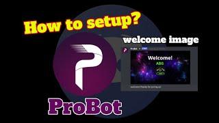 How to setup welcome image | ProBot | Discord