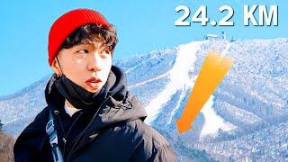 We Survived The Largest Ski Resort in Korea!