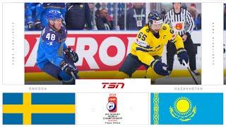 Sweden vs. Kazakhstan Highlights | 2024 Men's World Hockey Championship