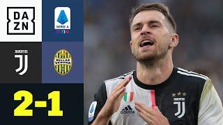 Ramsey und Ronaldo retten Juve: Juventus - Hellas Verona 2:1 | Serie A | DAZN Highlights