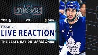 Maple Leafs vs Vegas Golden Knights LIVE POST GAME | Game 20 Reaction