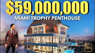 $60 MILLION DOLLAR | MIAMI PENTHOUSE | OCEANFRONT  | Peter J Ancona Vlog 95