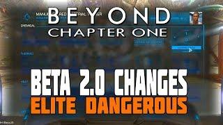 Elite Dangerous Beyond - Beta Two - Blueprint Stat Increases and Improvements to Upgrade Process