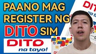 Paano mag register ng DITO sim card 2023 | step by step tutorial