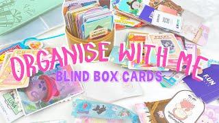 Let's Organise My Blind Box Card Collection! POP MART, FINDING UNICORN, SANRIO, PUCKY, SKULLPANDA!