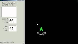 Mihov ASCII Master - software in action