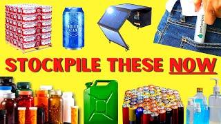 STOCKPILE THESE NOW!! What To Start Stockpiling (10 Things To Stock Up On)