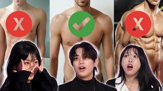 Male vs Female Body Shape Koreans Like The Most! (bisexual opinion too)