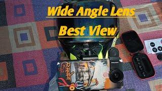 Wide angle lens with moto vlog best View 