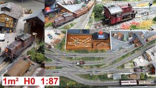 1 sqm Märklin H0 Shunting Game Fun acc. to Timesaver by John Allen @ MVG Museum 3/2024 - Interview