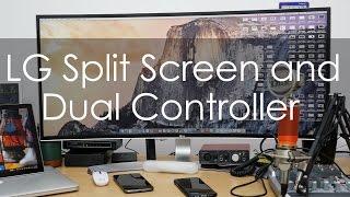 LG UltraWide Monitor Split Screen & Dual Controller Functionality