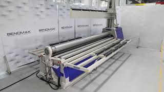 Bendmak CY4R HHS 360-60/08 CNC 4-Roll Plate Rolling System with Side & Overhead Supports