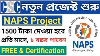 CSC New Project NAPS Registration Update | NAPS Project Per Month Incentive Good News.