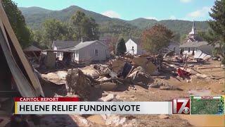 Helene relief funding vote in North Carolina