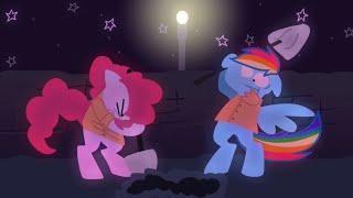 Pinkie & Rainbow Break Out of Prison l Animation Meme