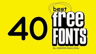 40 Premium Fonts Dowanlod For Design